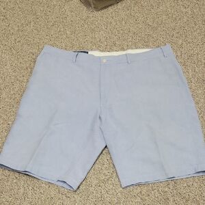 Polo Ralph Lauren Men's Chambray Flat Front Shorts Sz 40